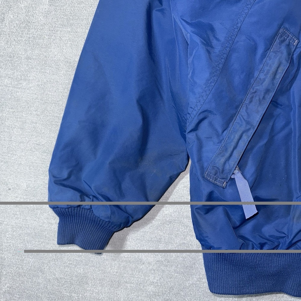 Vintage Mens Jacket 90's Patagonia Made in USA Fleece Lined Blue Size Large - Picture 2 of 15